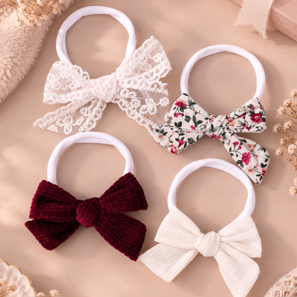 Baby Gear - Set de diademas con lazo para