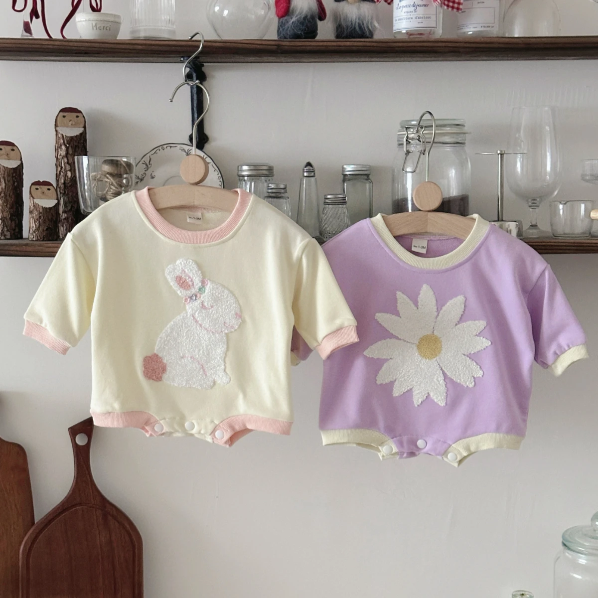 Body de manga larga con motivo - Newborn Baby Girl Romper Floral reseña y precio