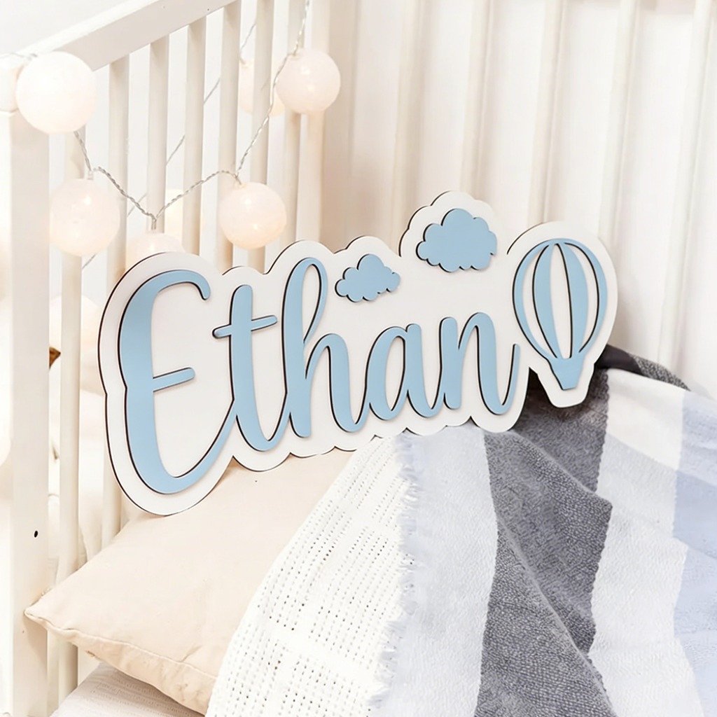 Placas de Madera Personalizada - Nursery reseña y precio