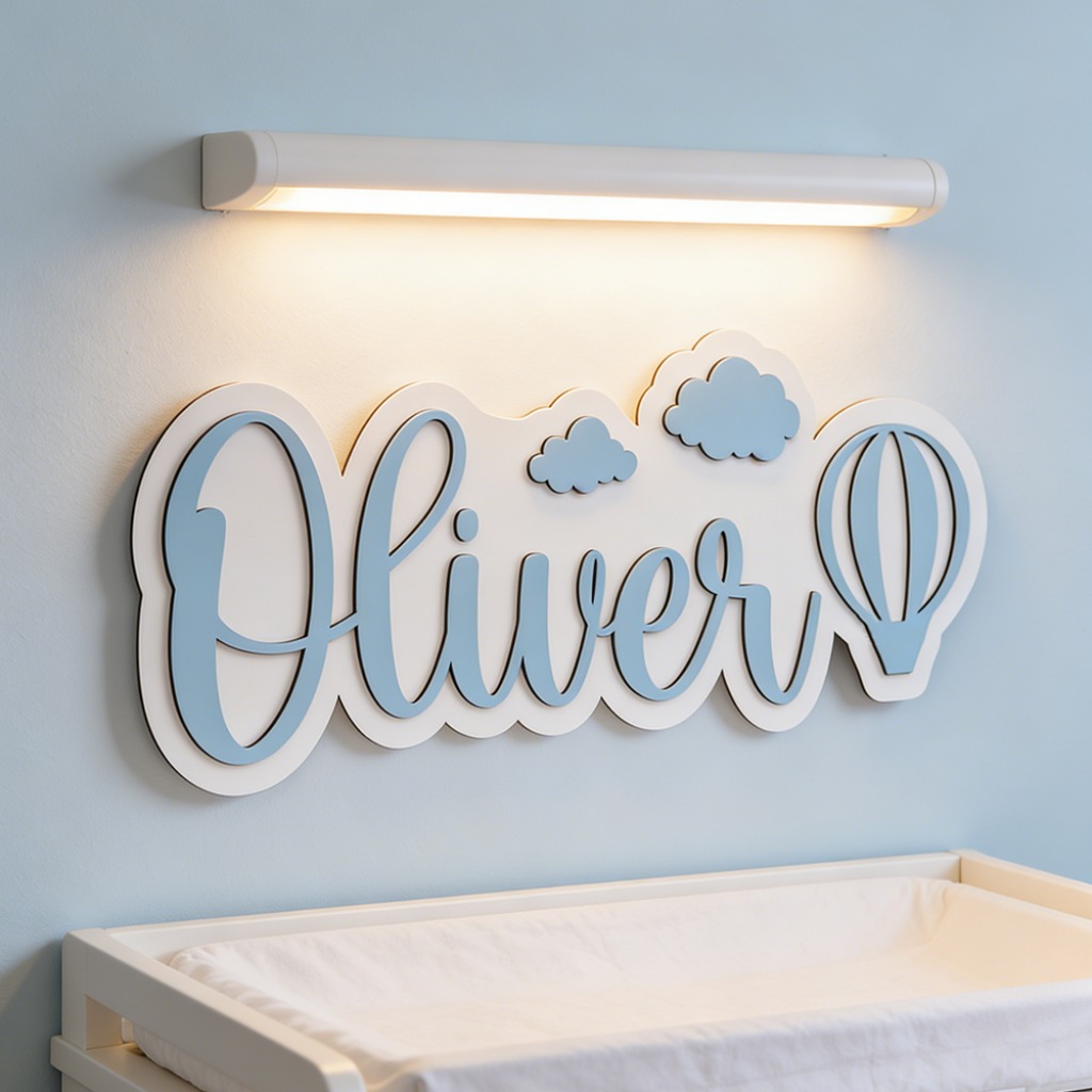 Placas de Madera Personalizada - Nursery reseña y precio