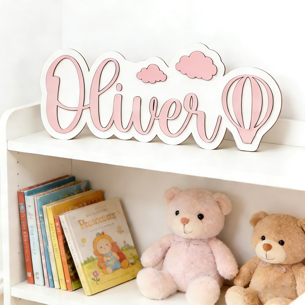 Placas de Madera Personalizada - Nursery reseña y precio