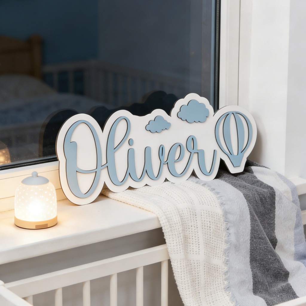 Placas de Madera Personalizada - Nursery reseña y precio